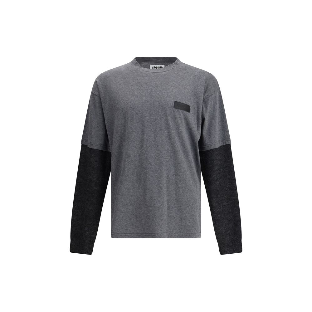Magliano Trauma long sleeve in contrast T-shirt